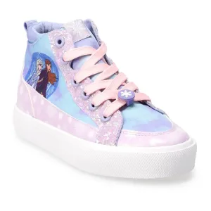 NEW NWOT Girls Disney Frozen Anna &amp; Elsa High Top Sneakers. Size 3