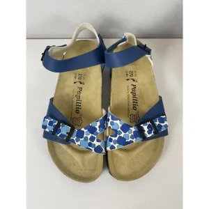 NEW Papillio Rio Birkenstock Strappy Sandals Ladies 11 EU 42 Funky Print Blue