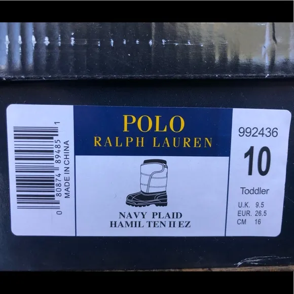 NEW Polo Ralph Lauren Hamilten II EZ Boots