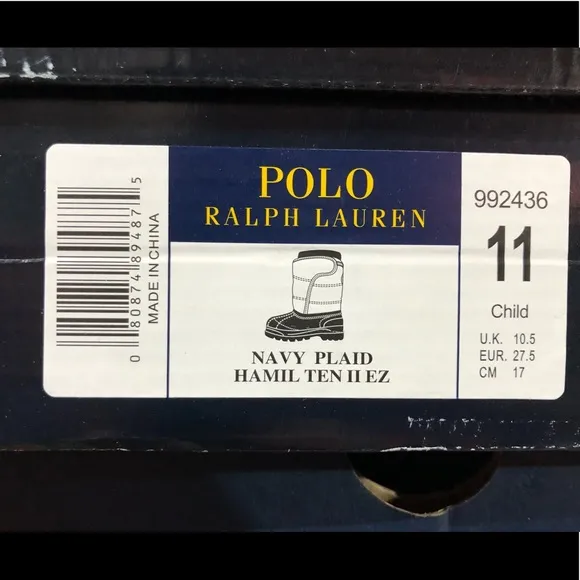 NEW Polo Ralph Lauren Hamilten II EZ Boots