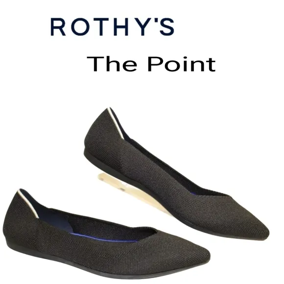 NEW Rothy's Flats Recycled Textile The Point Ballet Comfort Shoes