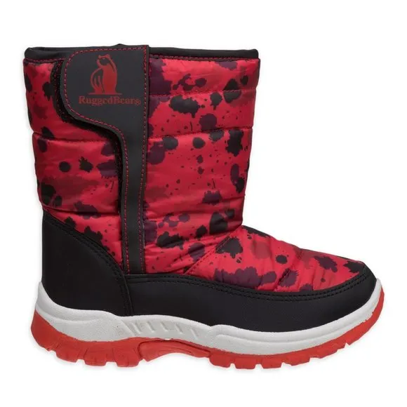 New Rugged Bear Camo Print Snow Boots.