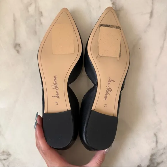 NEW Sam Edelman Black Rodney Pointed Toe Flats