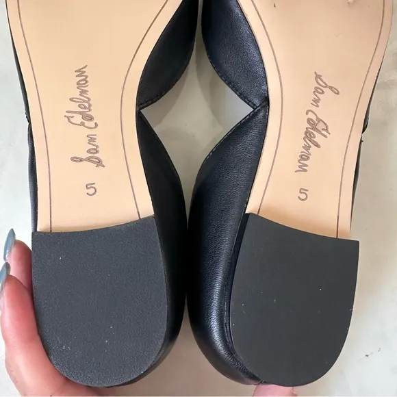NEW Sam Edelman Black Rodney Pointed Toe Flats
