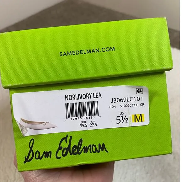 New Sam Edelman Nori Pointed Flats Size 5.5