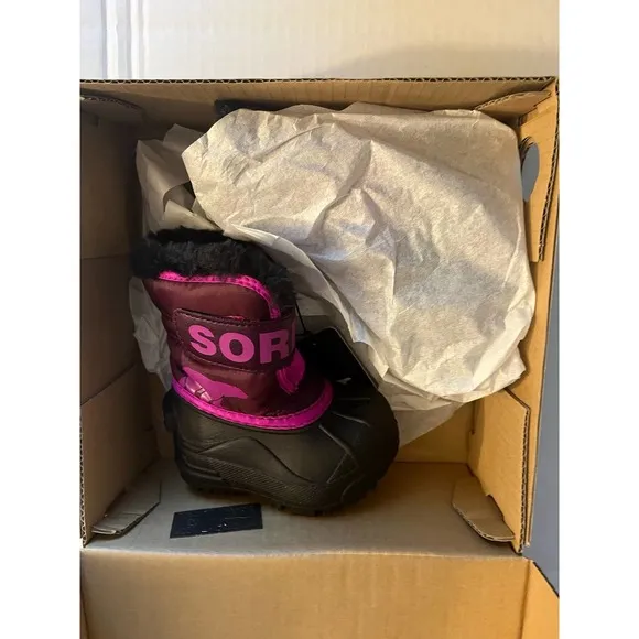 New Sorel toddler snow commander boots size toddlers enfants 4