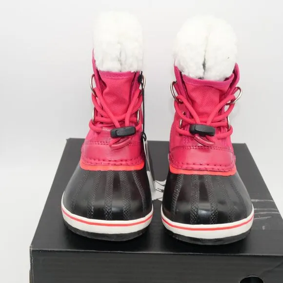 NEW Sorel YOUTH Yoot Pac TP Waterproof Boots Youth Girls Size 7 Rose Pink
