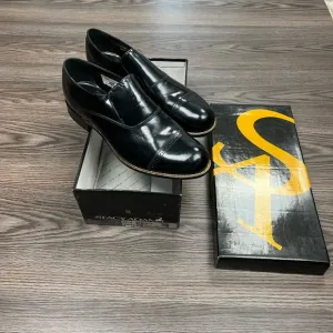 NEW Stacy Adams Madison Black Cap Toe Loafers 10.5 EE