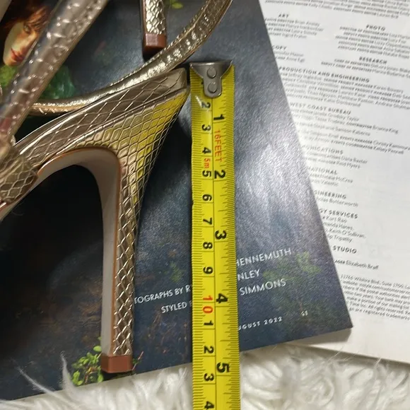 NEW Steve Madden Gold Snake Strappy Women's Sandals