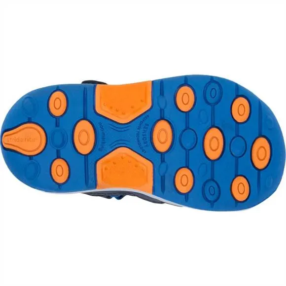 NEW STRIDE RITE kids wade sandal in grey multi
