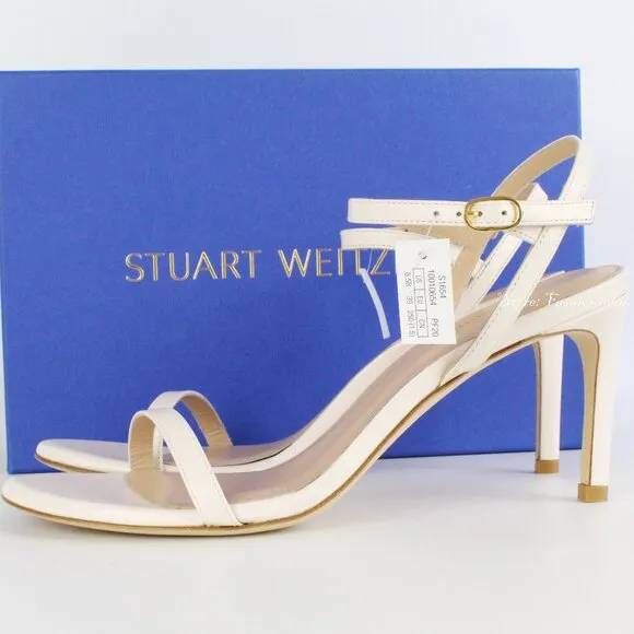 New Stuart Weitzman Kassidy Leather Heeled Sandals | Chic &amp; Timeless