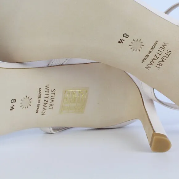 New Stuart Weitzman Kassidy Leather Heeled Sandals | Chic &amp; Timeless