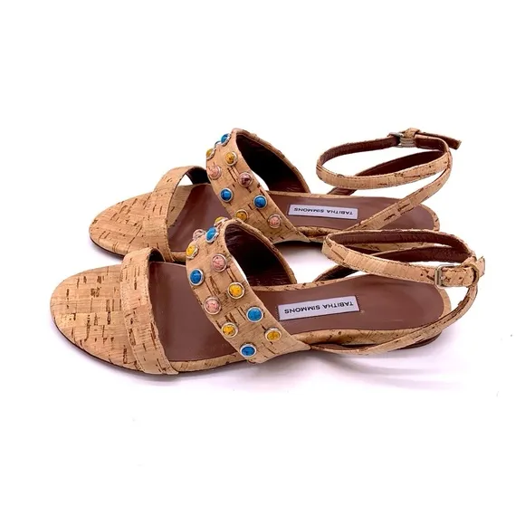 NEW! TABITHA SIMMONS SANDALS MADE IN ITALY SZ 35.5