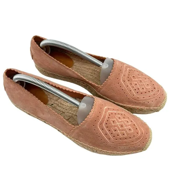 New UGG Australia Heidi Suede Slip On Platform Espadrilles SIZE 10 Jute Travel