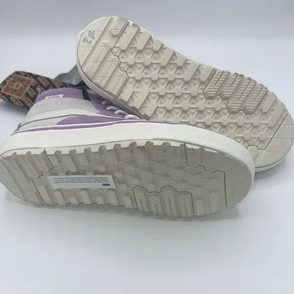 NEW Vans Purple and White High-Top Sneakers