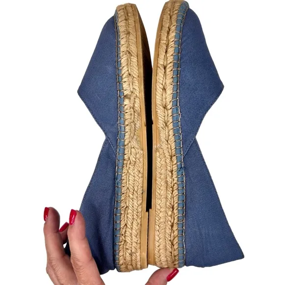 NEW Viscata Barcelona Rascassa Espadrille Flats Blue SZ 38 Shoes