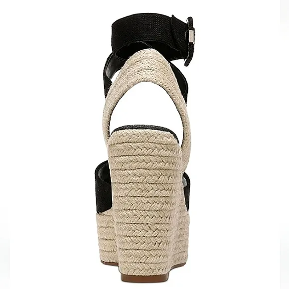 New w/o Box Sam Edelman Vada Espadrille Crossover Straps Wedge Sandals Size 7