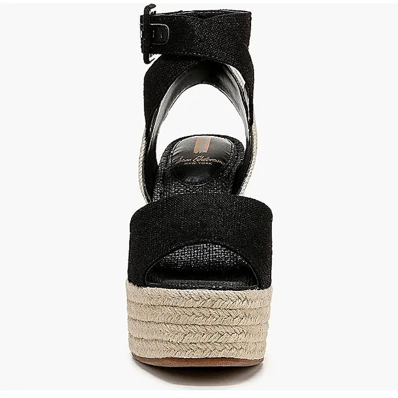 New w/o Box Sam Edelman Vada Espadrille Crossover Straps Wedge Sandals Size 7