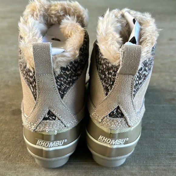 NEW Women's Khombu Lola Snow Boots taupe Size 7