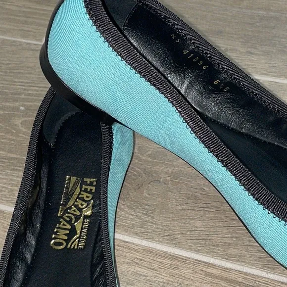 NEW✅NEVER WORN SALVATORE FERRAGAMO VARINA KNIT BALLET FLATS. SIZE:6 1/2 B.