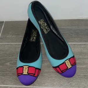 NEW✅NEVER WORN SALVATORE FERRAGAMO VARINA KNIT BALLET FLATS. SIZE:6 1/2 B.
