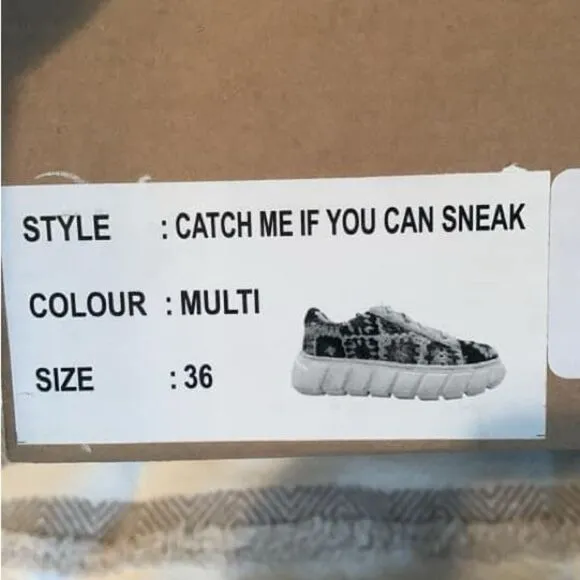 NIB FP Catch Me if You Can sneakers. Size 36