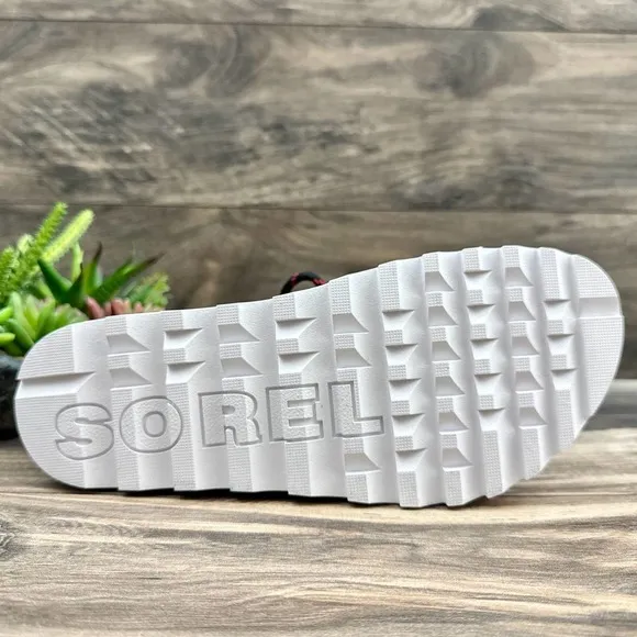 NIB Sorel Roaming Lace 8 Slingback Gladiator Flat Leather Sandals