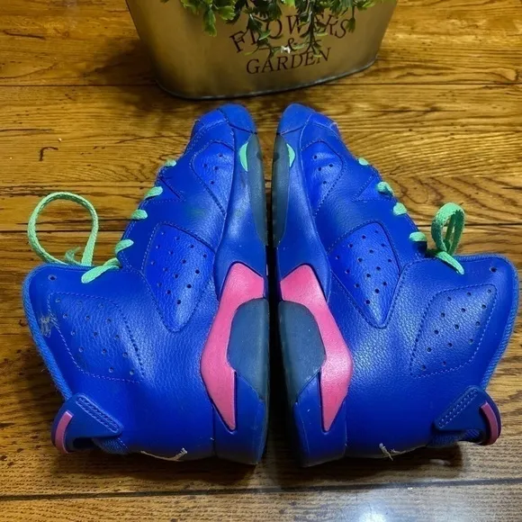 Nike 543389-439 Air Jordan Retro 6 Blue Kids US 2