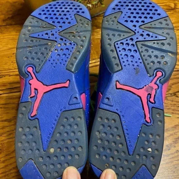 Nike 543389-439 Air Jordan Retro 6 Blue Kids US 2