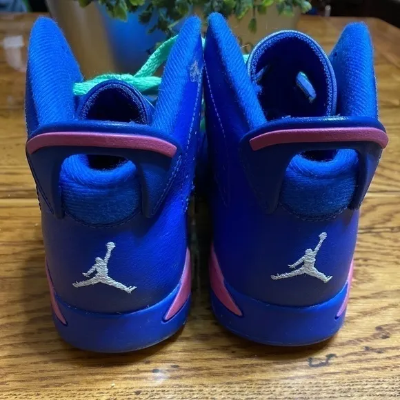 Nike 543389-439 Air Jordan Retro 6 Blue Kids US 2