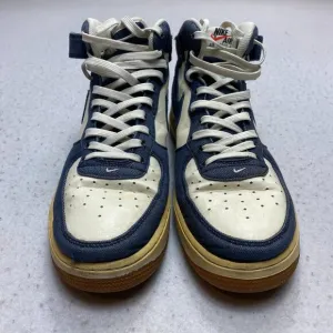 Nike Air Force 1 Mid Denim Gum Hi Top Sneakers Men's 12 Y2K 315123-408