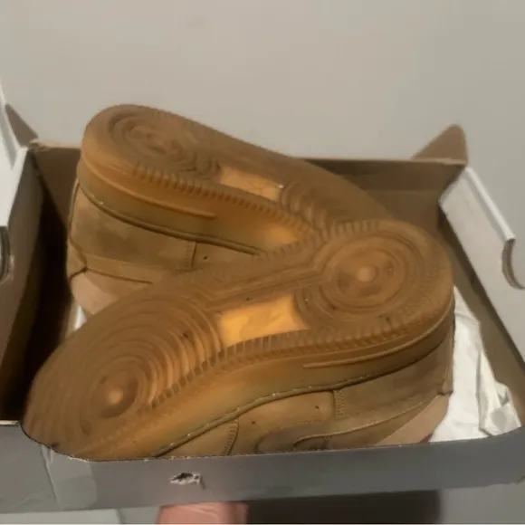 Nike Air Force One Wheat High-Top Sneakers