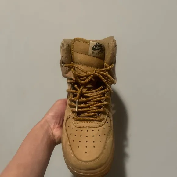 Nike Air Force One Wheat High-Top Sneakers