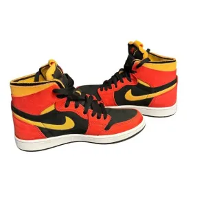 Nike Air Jordan 1 High Retro Basketball Sneakers Red Black Yellow Size‎ 7.5