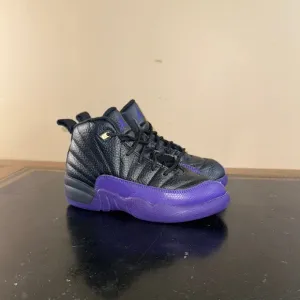 Nike Air Jordan 12 Retro Field Purple Black 151186-057 Preschool Boys Size 12C
