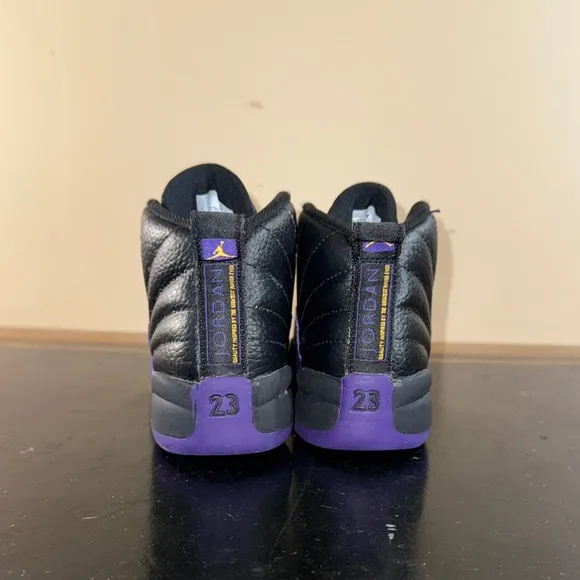 Nike Air Jordan 12 Retro Field Purple Black 151186-057 Preschool Boys Size 12C