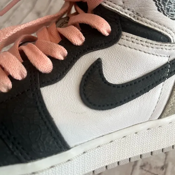 Nike Air Jordan Black and White High Top Sneakers Size 3.5Y Kids