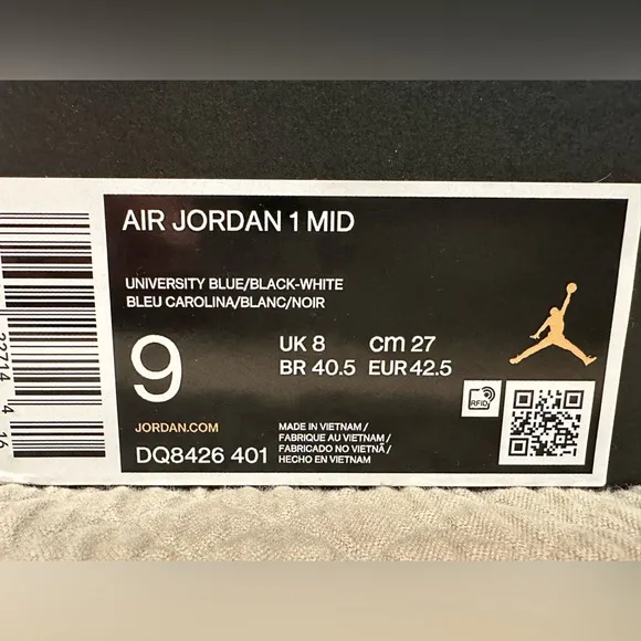 Nike Air Jordan mid top sneakers
