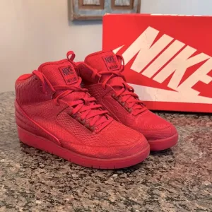 Nike Air Python Red High-Top Sneakers EUC 10.5