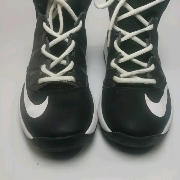 Nike Black &amp; White High Top  Stutter Step Boy's Sneakers Size 6Y