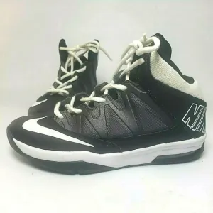 Nike Black &amp; White High Top  Stutter Step Boy's Sneakers Size 6Y