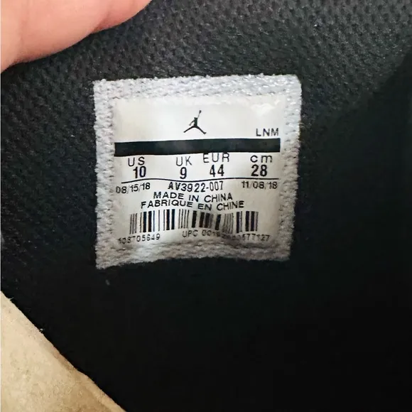 Nike Black and Gold High-Top Sneakers Jordon 312