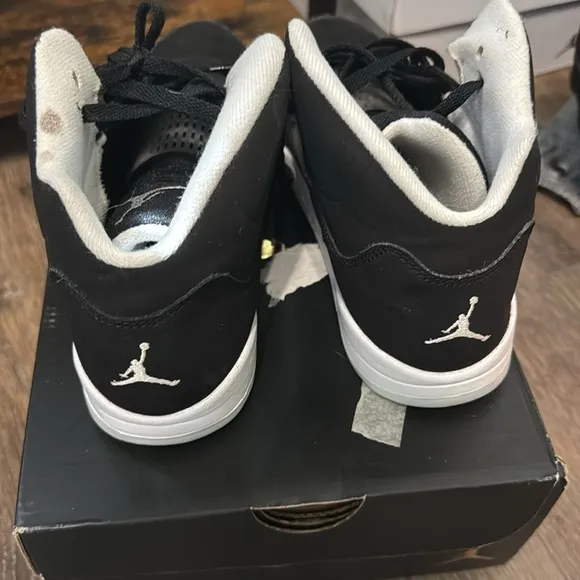 Nike Black and White High-Top Sneakers