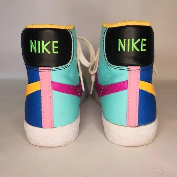 Nike Blazer Colorful High-Top Sneakers Youth size 6y