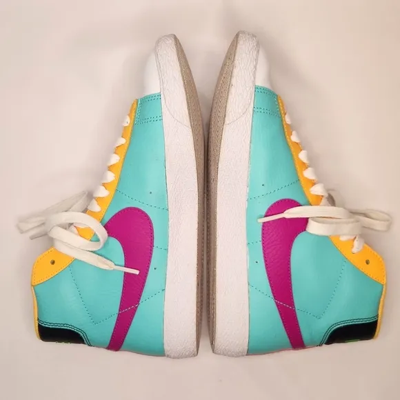 Nike Blazer Colorful High-Top Sneakers Youth size 6y