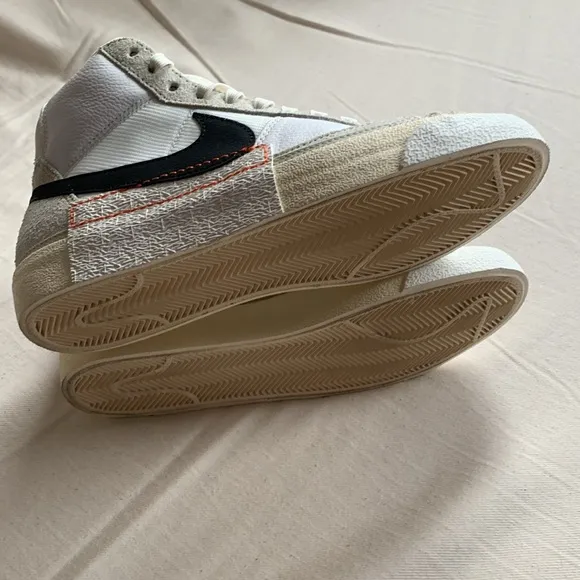 Nike Blazer White and Black High-Top Sneakers blazer