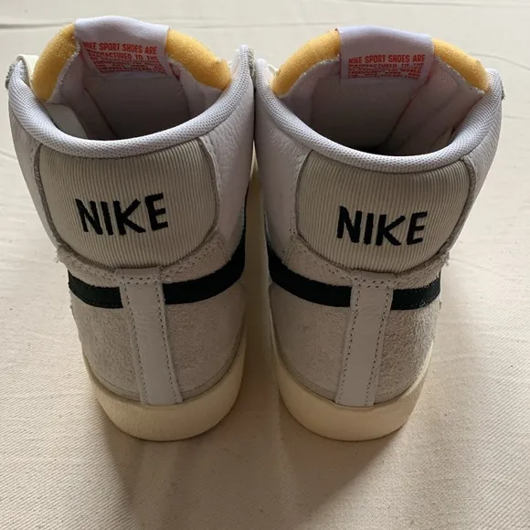 Nike Blazer White and Black High-Top Sneakers blazer