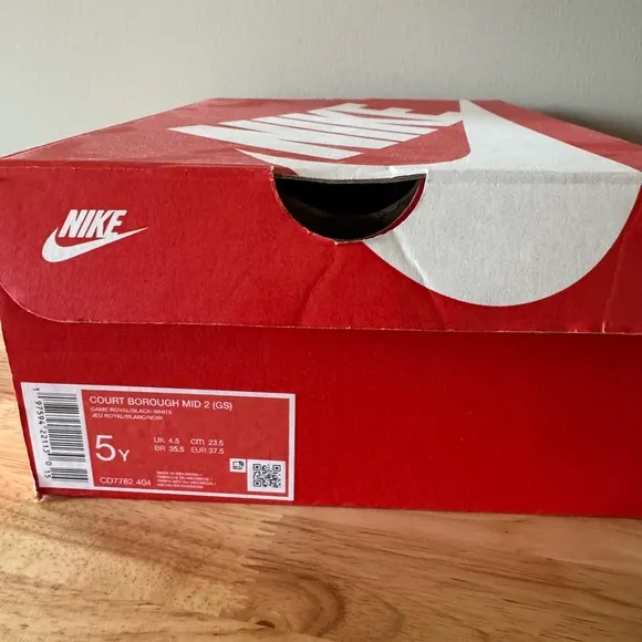 Nike Court Borough Mid 2 High Top Big Kid Sneakers