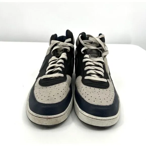 Nike DN3777-004 Black Gray Nike Swoosh High-Top Sneakers US 13