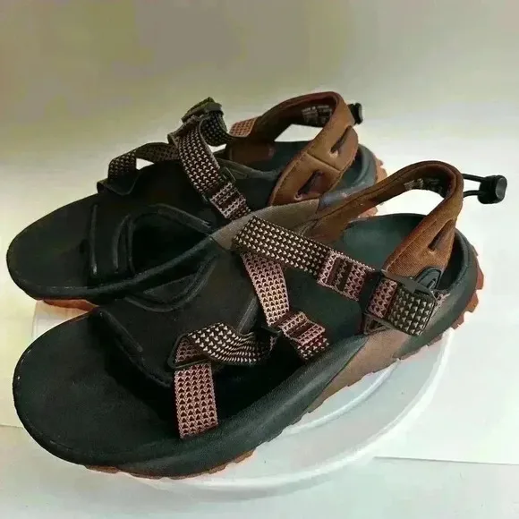 Nike Oneonta Next Nature Sandals Women 7 Brown Black Strappy Trail DJ6604-002